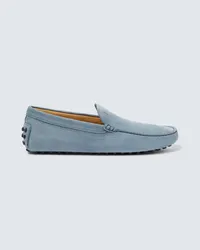 TOD'S Mokassins Gommino aus Leder Blau