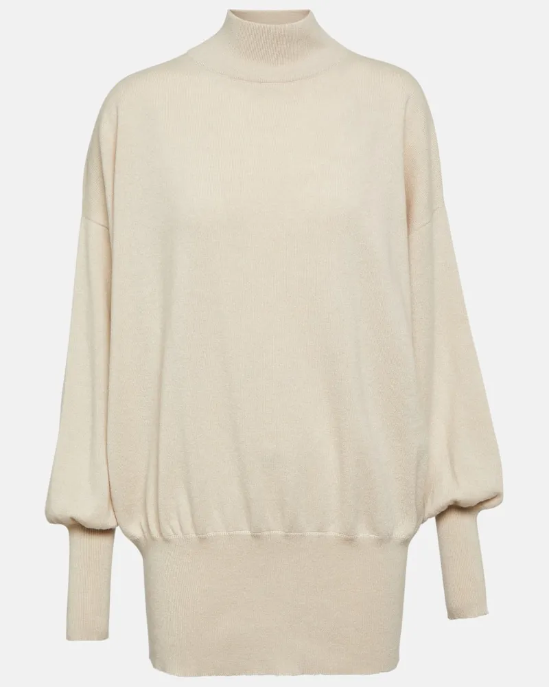Brunello Cucinelli Pullover aus Kaschmir Beige