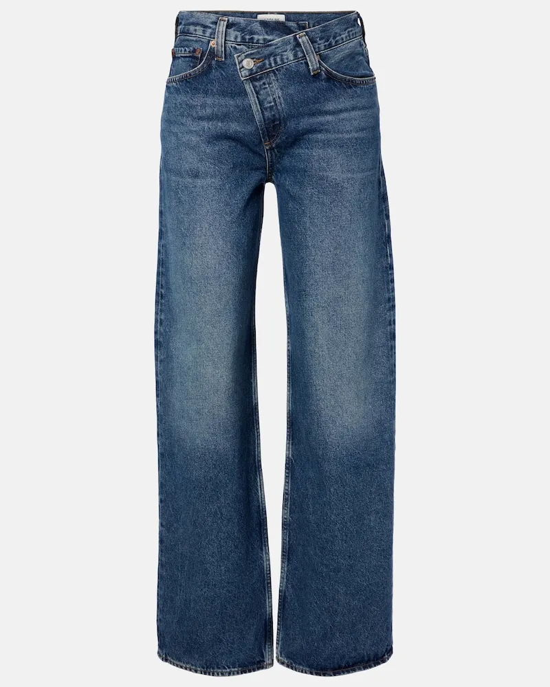 AGOLDE Barrel Jeans Arc Blau