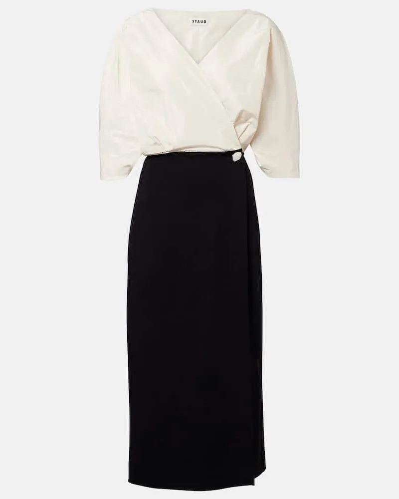 STAUD Wickelkleid Orion Weiß