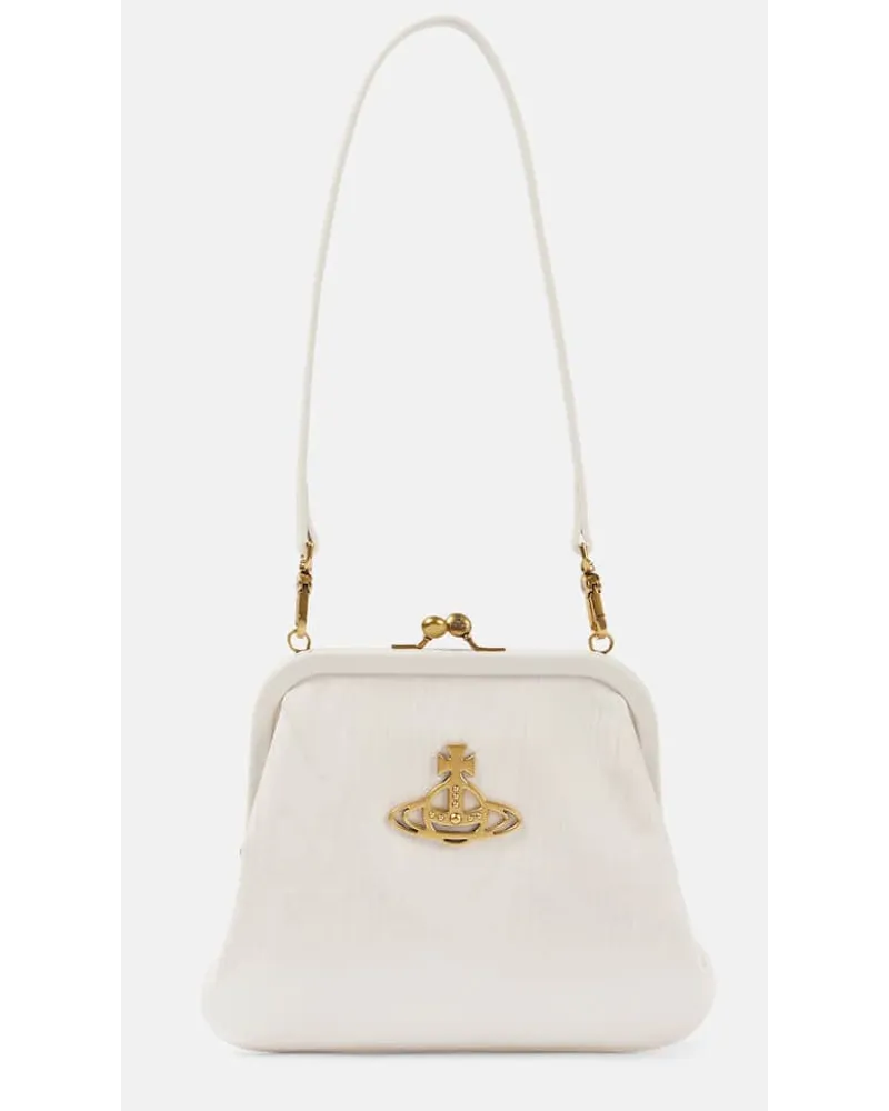 Vivienne Westwood Schultertasche Vivienne’s aus Moire Beige