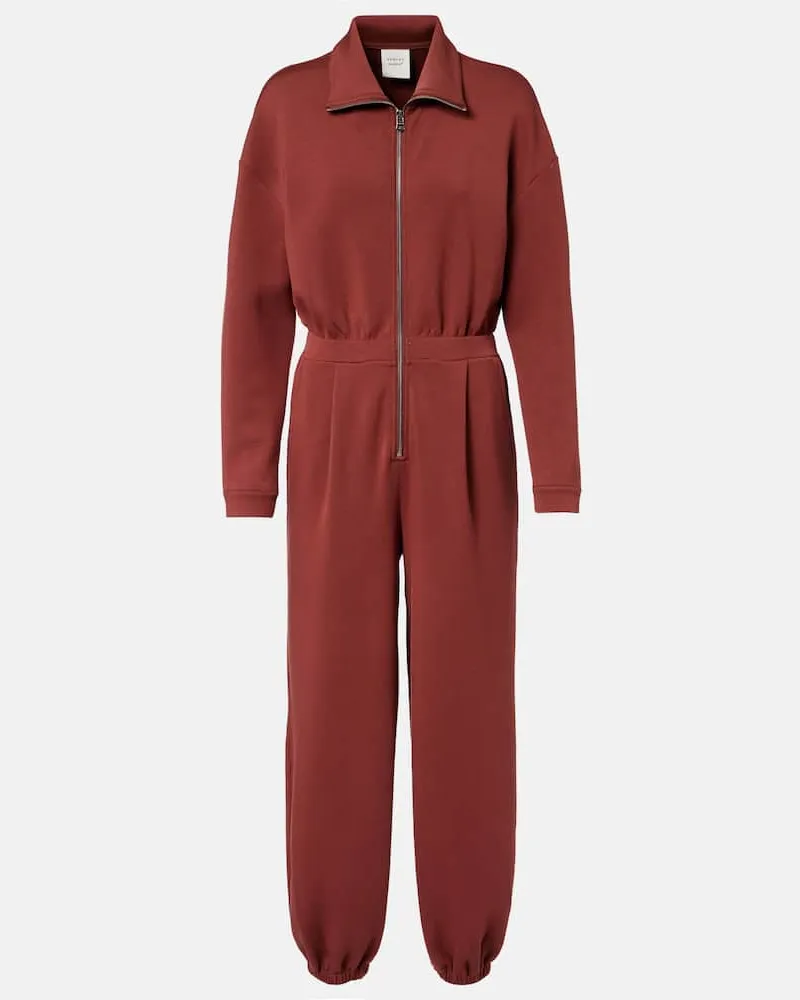 Varley Jumpsuit Jessie aus Jersey Braun
