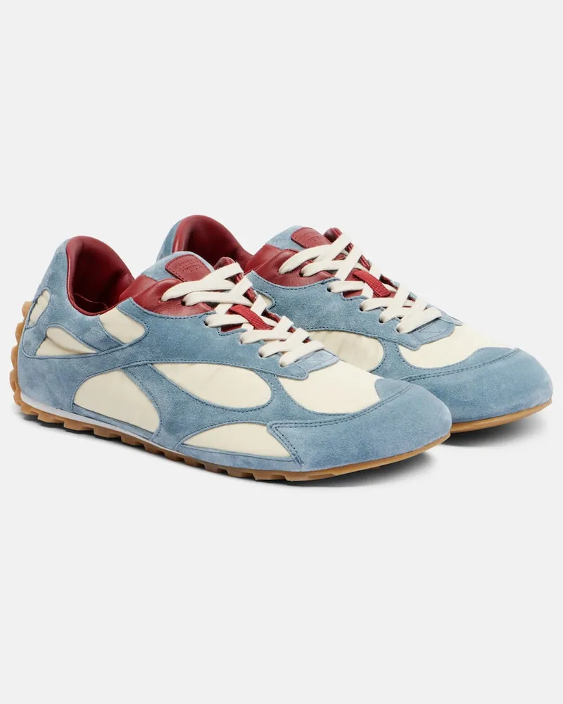 Bottega Veneta Sneakers Orbit Flash mit Veloursleder Multicolor
