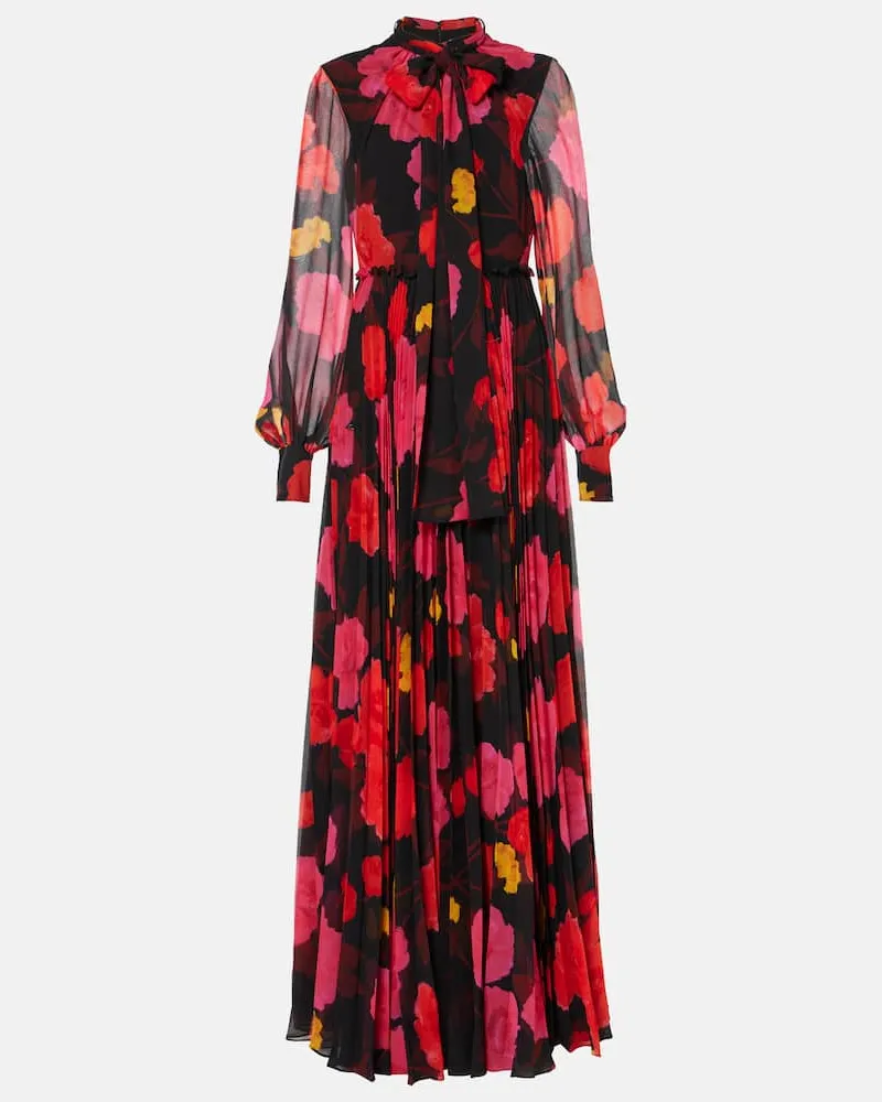 Erdem Robe aus Voile Multicolor