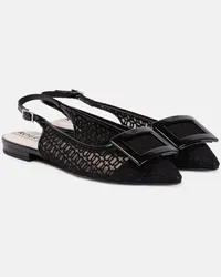 Roger Vivier Slingback-Ballerinas Gommettine Schwarz