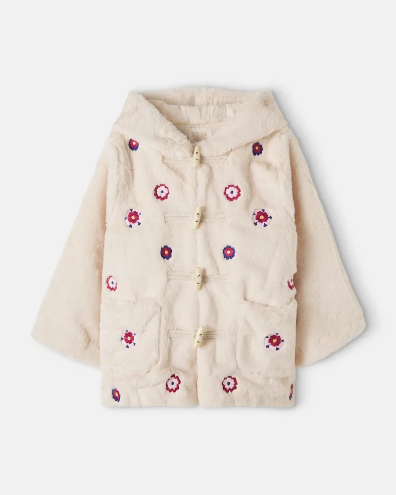 Louise Misha Bestickter Mantel Dilia Beige