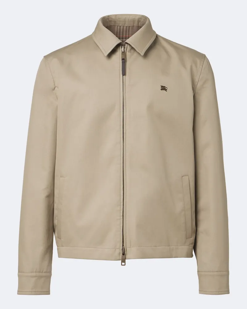 Burberry Wendbarer Blouson Burberaus Baumwollgabardine Beige