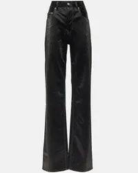 Saint Laurent Gerade Hose Schwarz