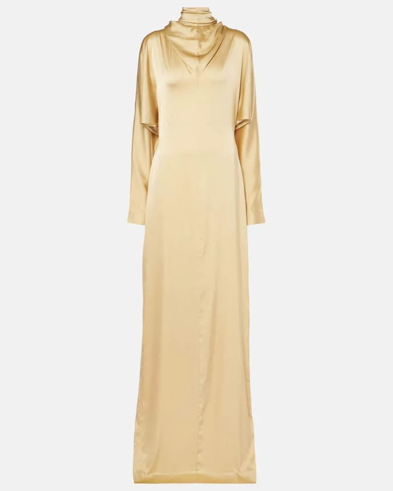 TOVE Maxikleid Imre aus einem Seidengemisch Gold