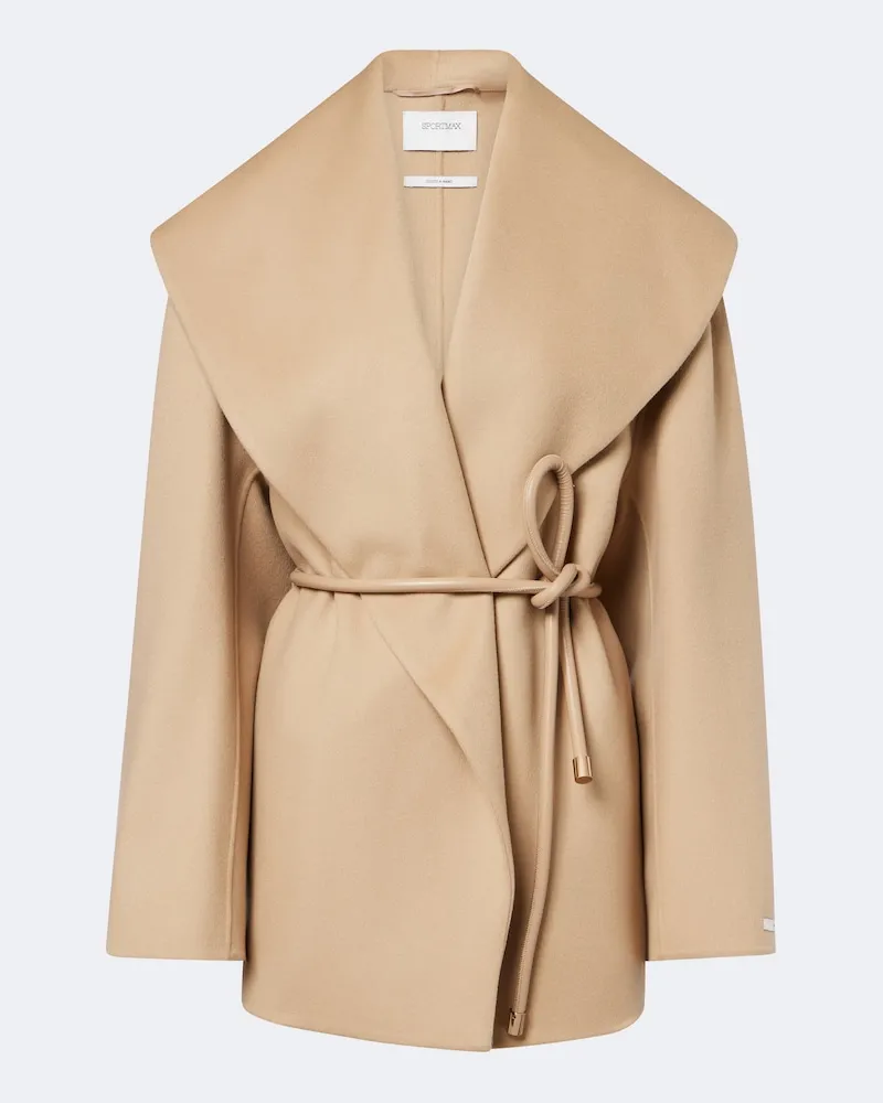 SPORTMAX Baby Cardigan aus Schurwolle Beige
