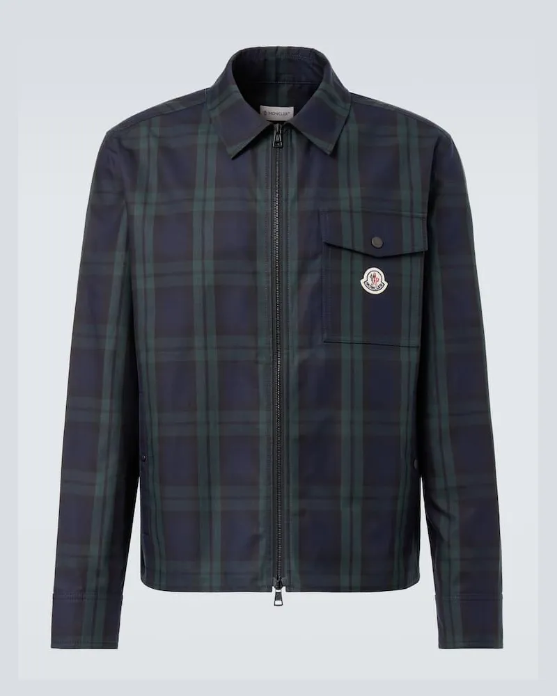 Moncler Jacke aus Baumwolle Schwarz