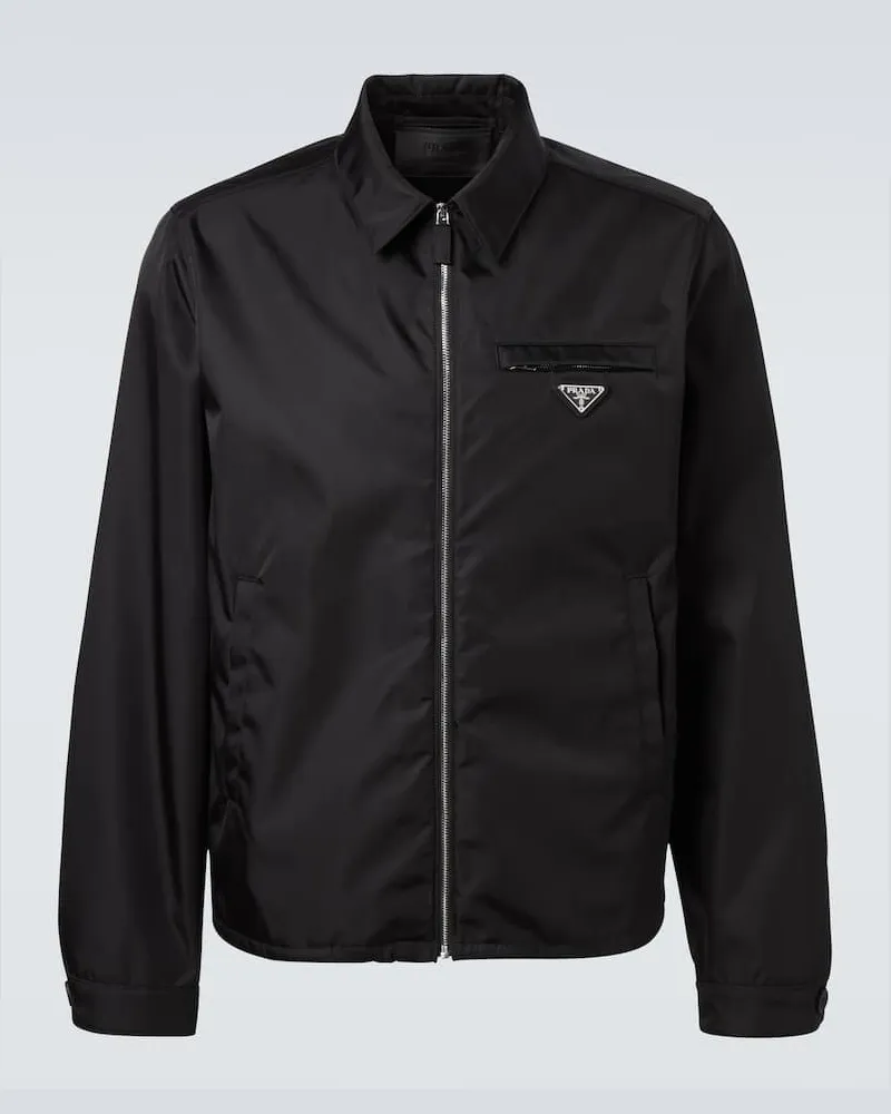 Prada Blouson aus Re-Nylon Schwarz