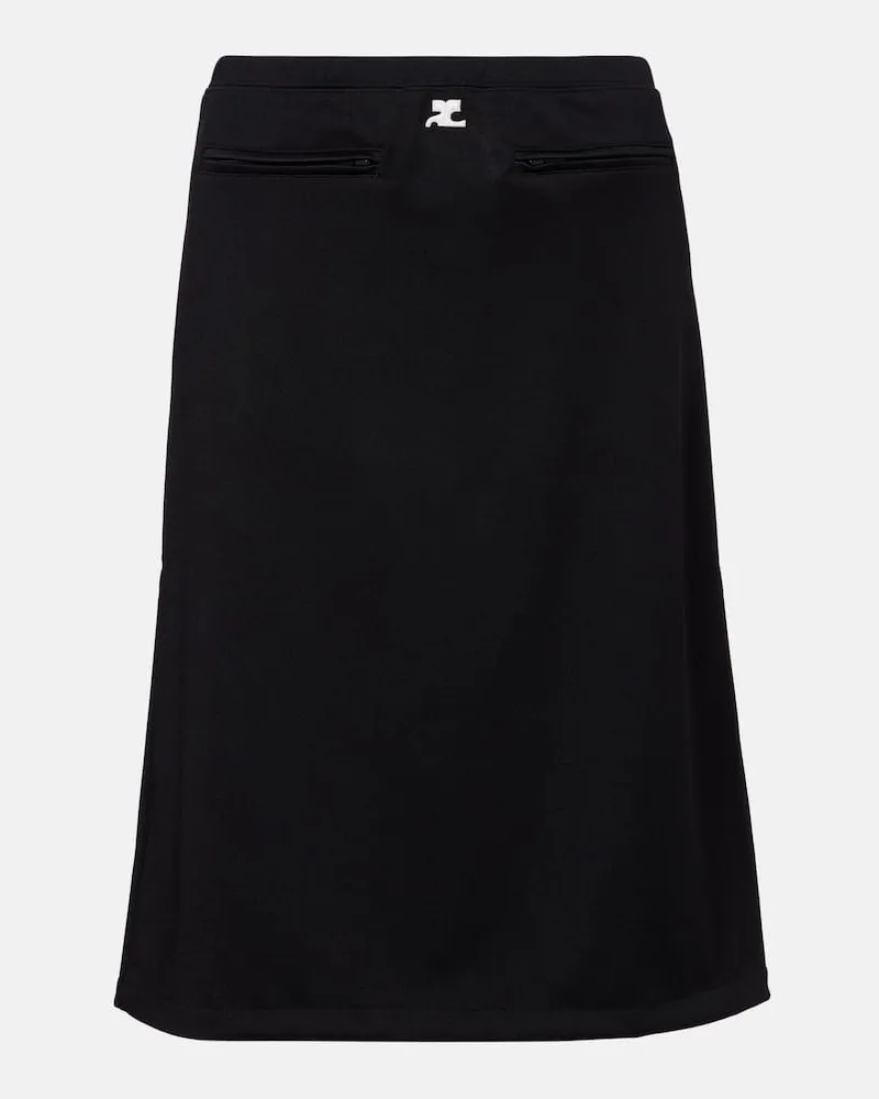 Courrèges Courrèges Midirock Interlock Tracksuit Schwarz