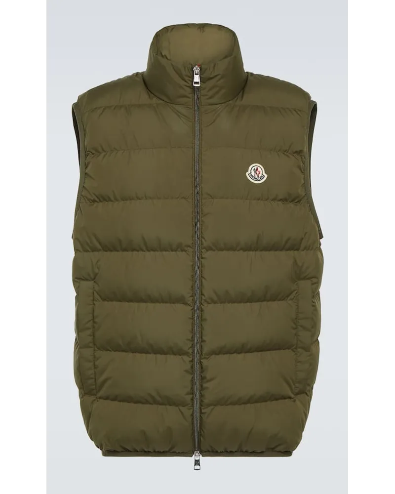 Moncler Daunenweste Gruen