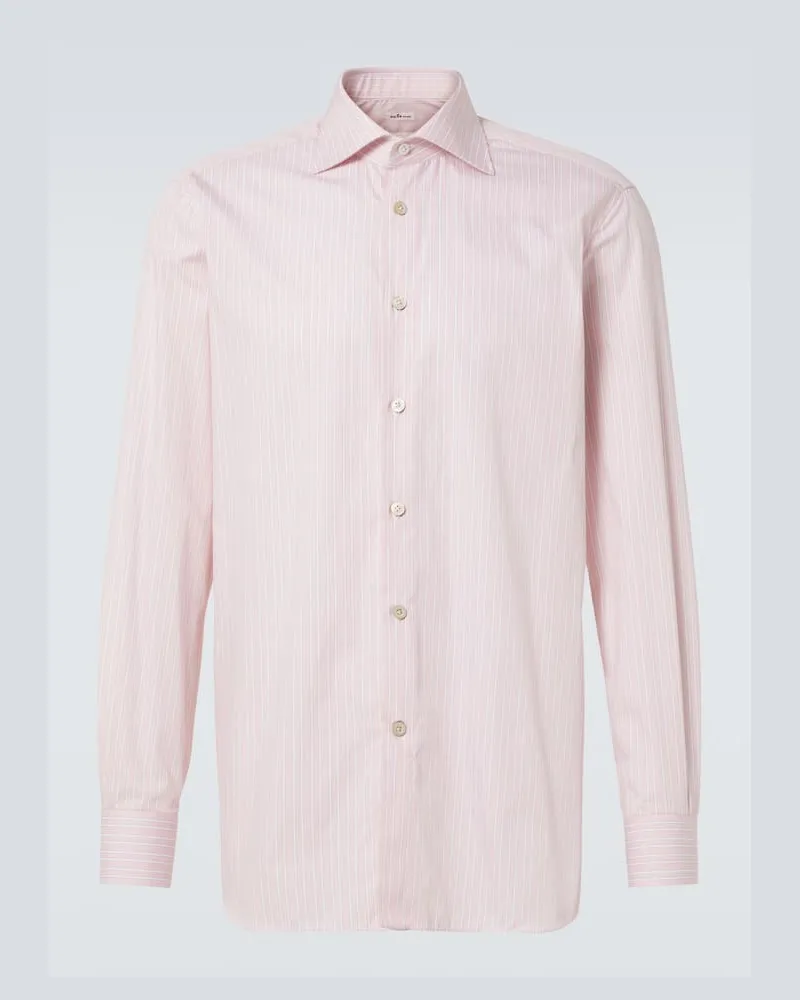 Kiton Hemd aus Baumwolle Pink