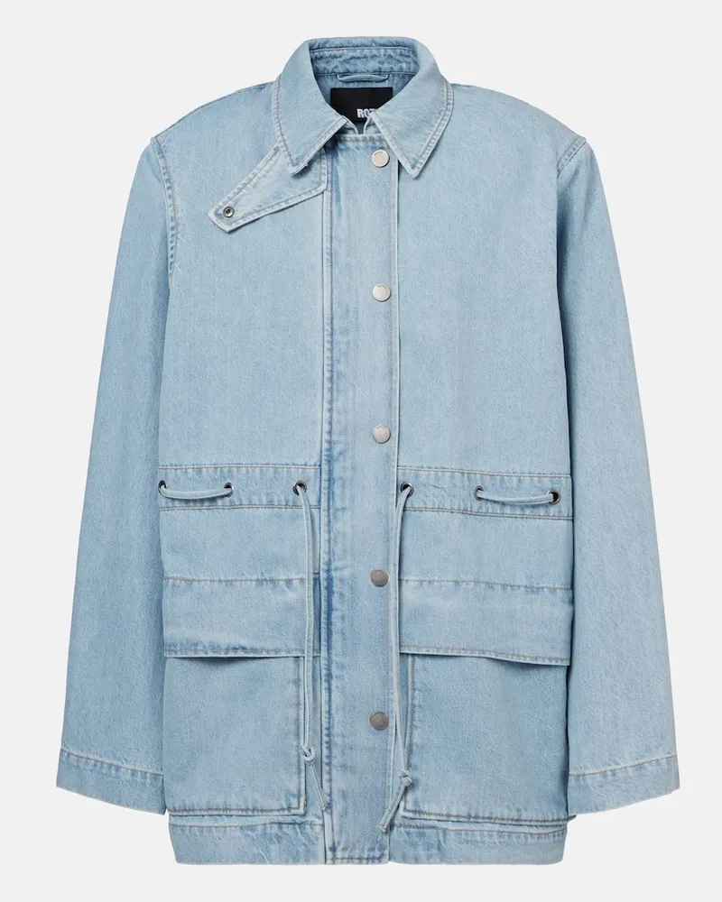 ROTATE Birger Christensen Jeansjacke Blau