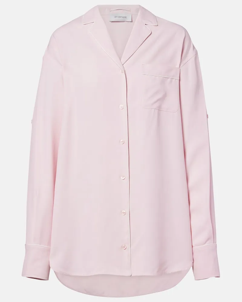 SPORTMAX Oversize-Hemd Cocco Rosa