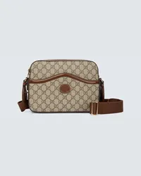 Gucci Messenger Bag GG Supreme aus Canvas Beige