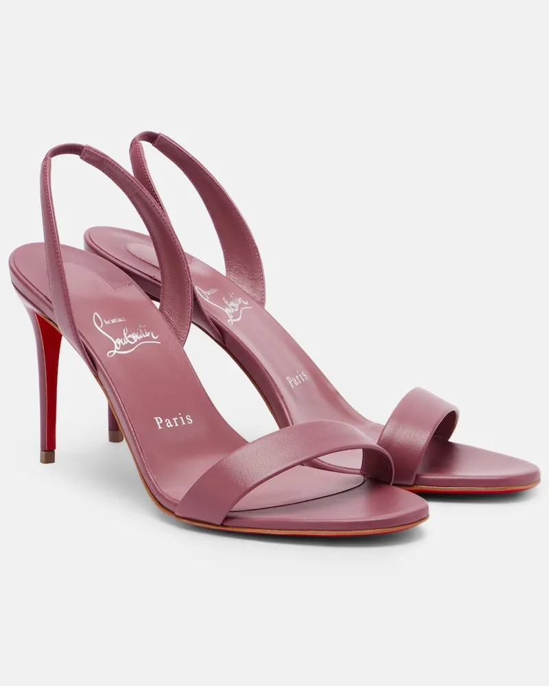 Christian Louboutin Sandalen O Marilyn 85 aus Leder Violett