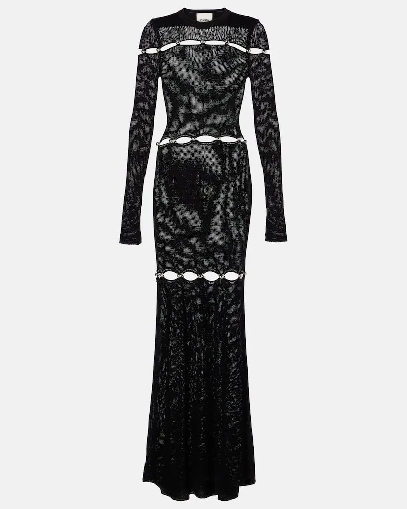 Isabel Marant Maxikleid Elmire Schwarz