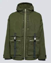 Loewe Parka aus Baumwolle Gruen