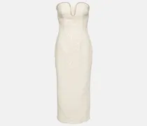 Bridal Midikleid aus Bouclé mit Pailletten