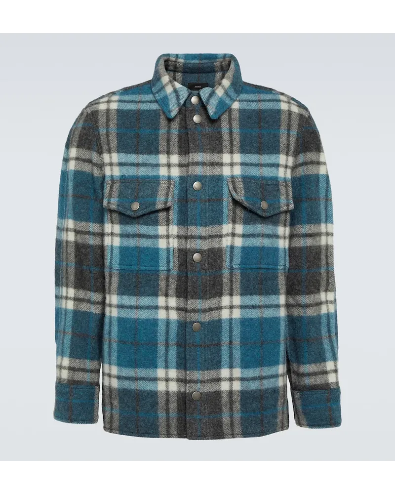 Alanui Hemdjacke aus einem Alpakawollgemisch Multicolor
