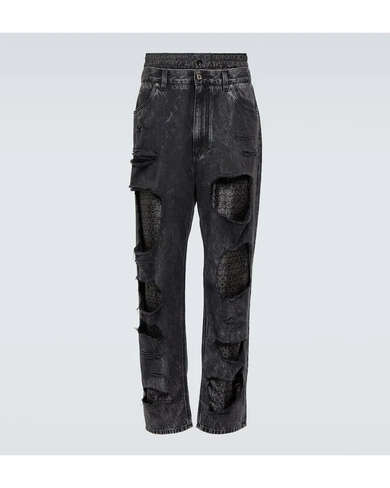 Dolce & Gabbana Straight Jeans Multicolor