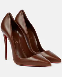 Christian Louboutin Pumps So Kate 120 aus Leder Braun