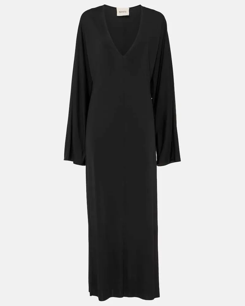 KHAITE Maxikleid Minter Schwarz