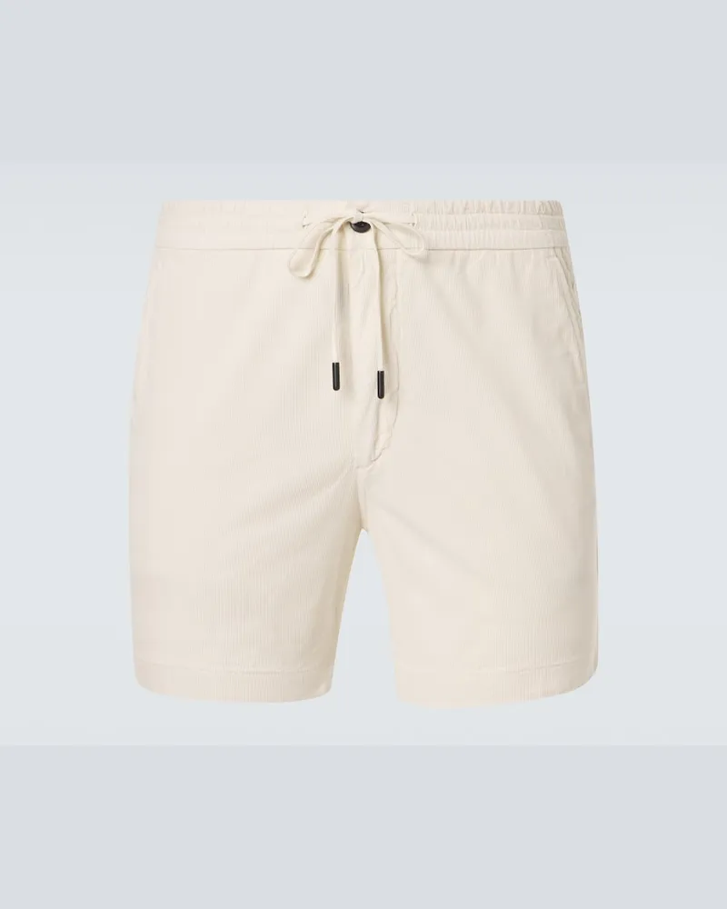 Slowear Shorts aus einem Baumwollgemisch Weiß