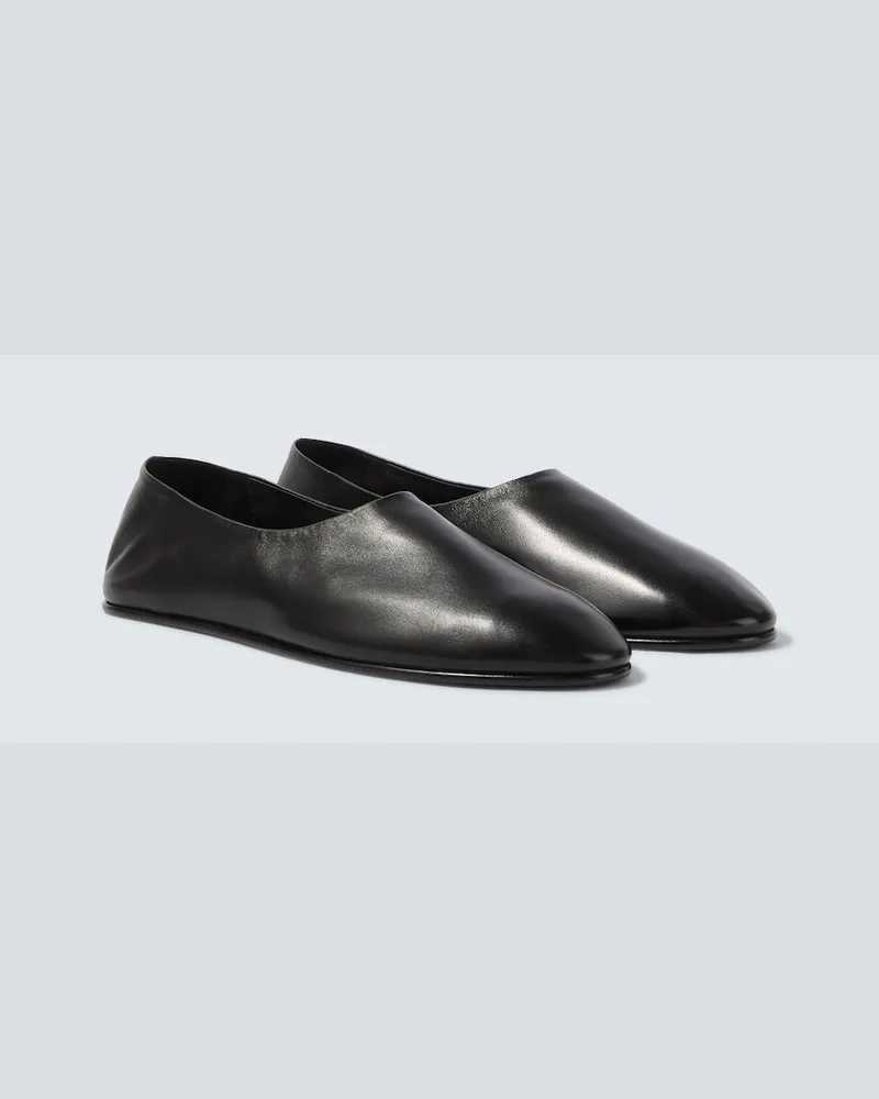 Fear of God Slip-Ons Ballerino aus Leder Schwarz