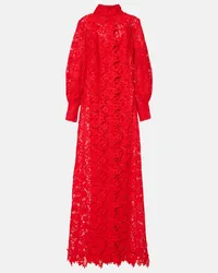 Safiyaa Maxikleid Salma aus Spitze Rot