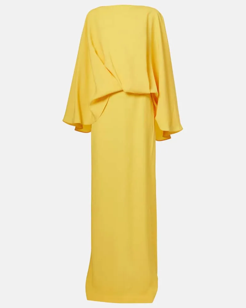 Taller Marmo Robe Maddalena aus Cady Gelb