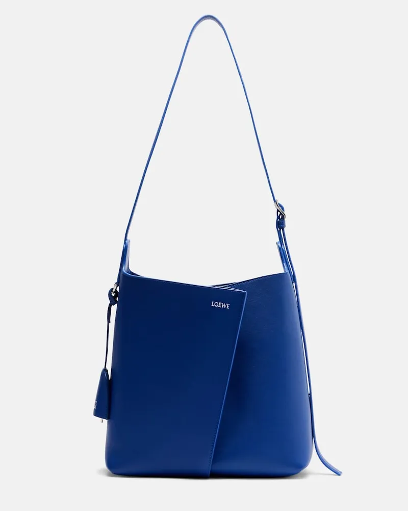 Loewe Bucket Bag Bilbao Medium aus Leder Blau