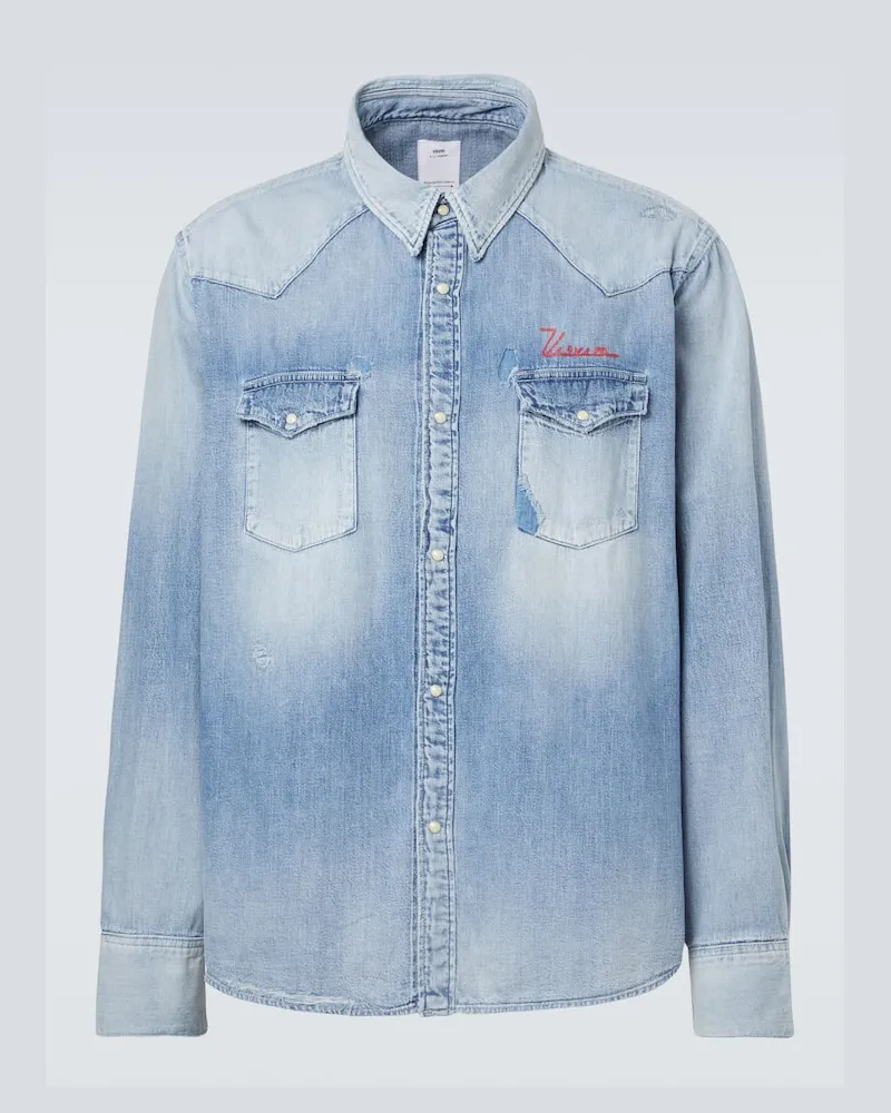Visvim Jeanshemd Blau