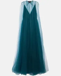 COSTARELLOS Robe Cassandra aus Tuell Blau