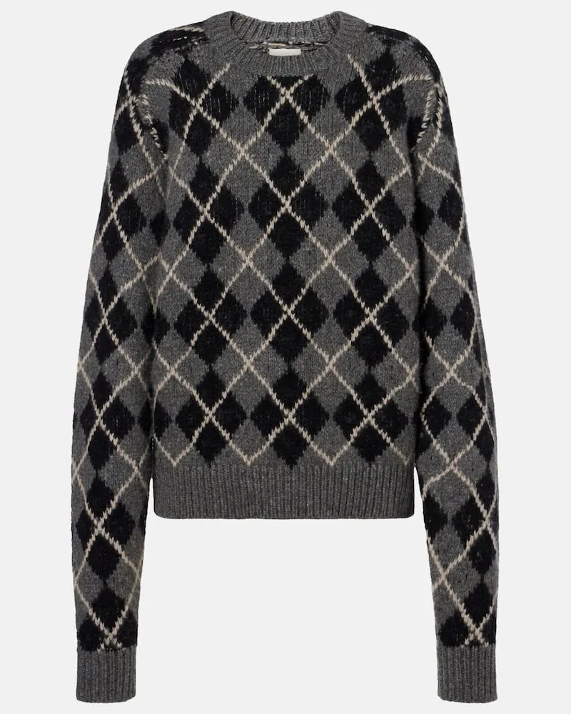 KHAITE Pullover Pratt aus Kaschmir Grau