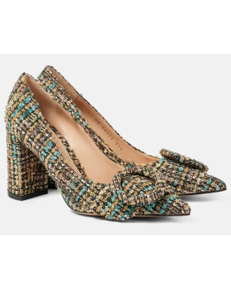 Gianvito Rossi Pumps 85 aus Bouclé Multicolor