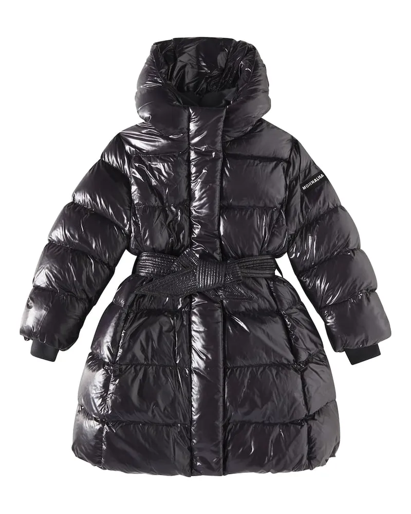 Monnalisa Wattierter Mantel Free Time Schwarz