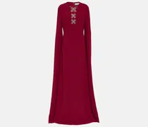 Verzierte Robe aus Crêpe