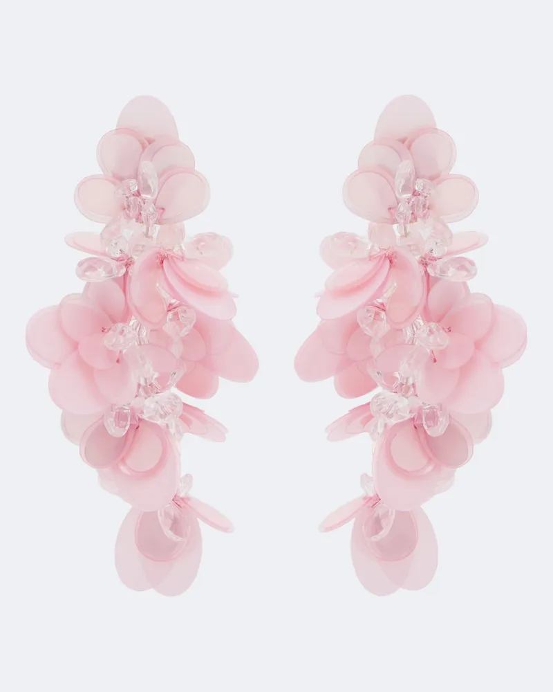 Oscar de la Renta Ohrringe Rosa