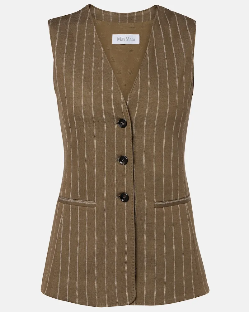 Max Mara Weste Grün