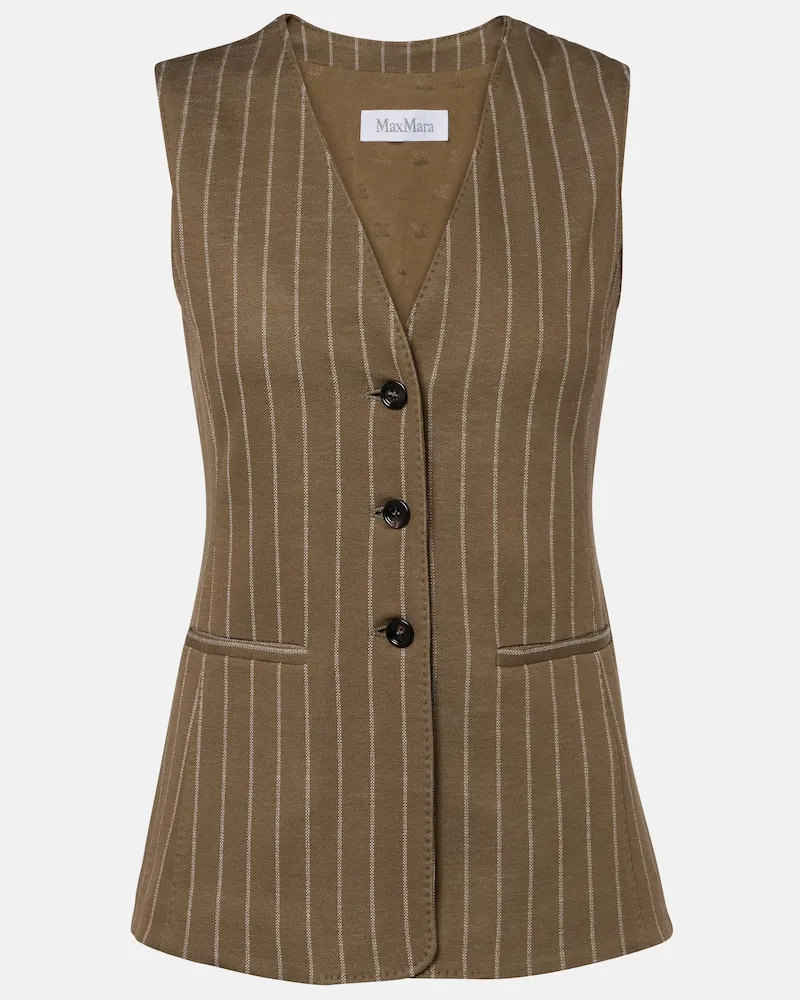 Max Mara Weste Grün