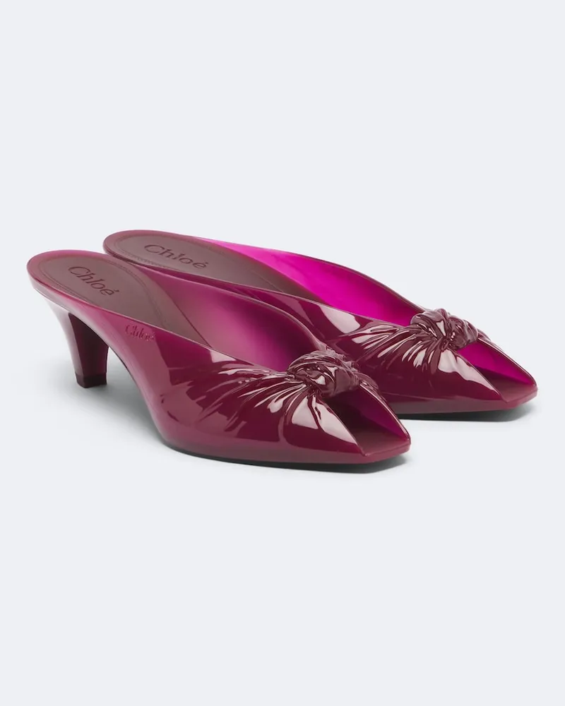 Chloé Chloé Pantoletten Chloé Jelly Blau