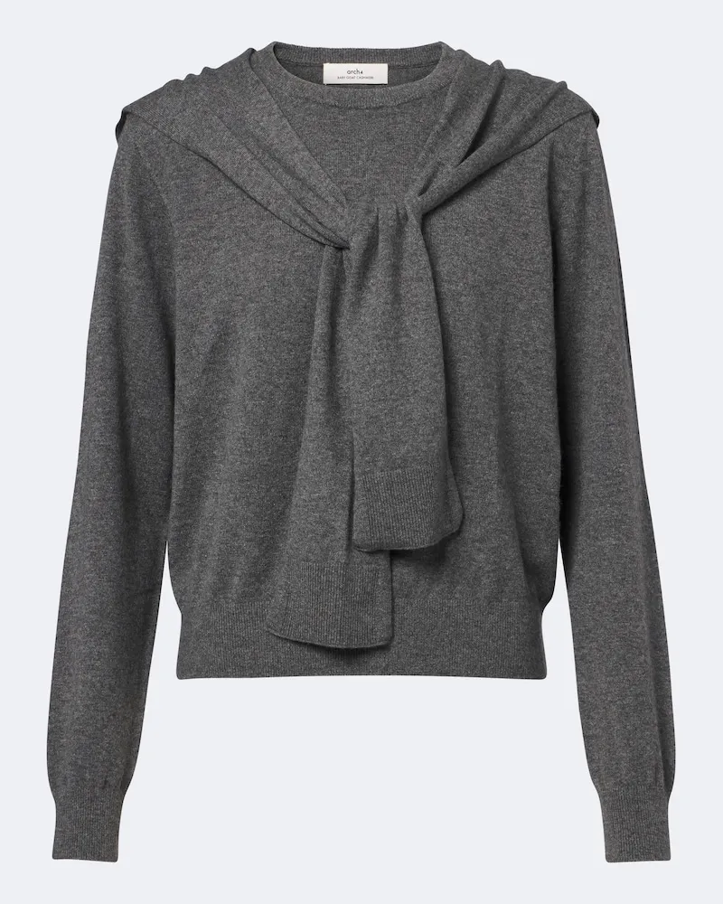 arch4 Pullover Erin aus Kaschmir Grau