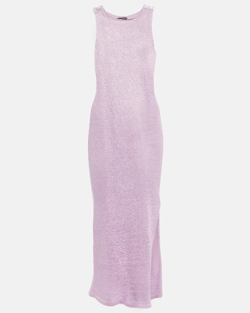 Tom Ford Midikleid aus Strick Lila