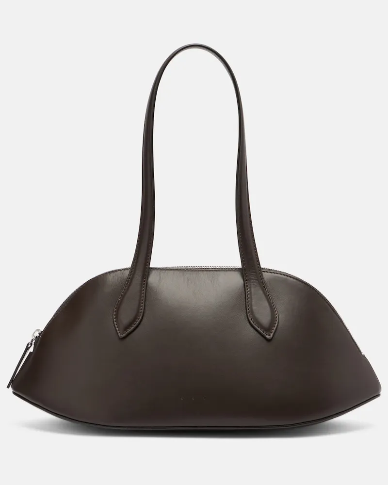 Aesther Ekme Bowling-Bag Cosmo Medium aus Leder Braun