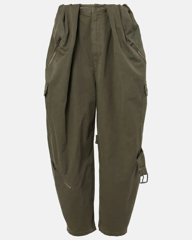 Loewe Cargohose aus Baumwolle Grün