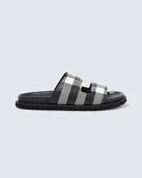 Burberry Sandalen aus Canvas Blau